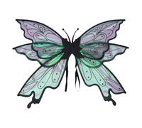 Alas de con Lentejuelas - Disfraz Mágico, Accesorio de Disfraz | Alas de Mariposa Realistas con Efecto Brillante, Cómodo y Ligero, Ideal para Cosplay, Halloween, Carnaval, Noche