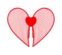 Alas de corazón grandes de 53 cm para mujer para disfraz, talla L de 53 cm