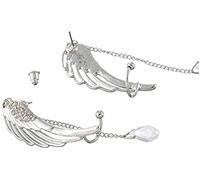 Alas de cristal colgante pendiente de ángel largo pendiente gota para las niñas las mujeres Dexterous And Professional