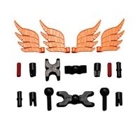 Alas de figuras de acción,accesorios de figuras de acción impresos en 3D | antiestrés DIY,Elemento de colección decorativo, antiestrés DIY, decoraciones de escritorio móviles y