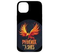 Alas de fuego traje para los amantes del fénix de las cenizas Carcasa para iPhone 14 Plus