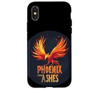 Alas de fuego traje para los amantes del fénix de las cenizas Carcasa para iPhone X/XS