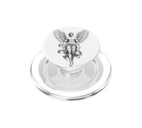 Alas de Guerrero ángel Masculino Arte de mitología clásica PopSockets PopGrip para MagSafe