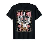 Alas de Guitarra Rock and Roll Wild Spirit para Mujer Camiseta