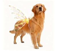 Alas de Hadas LED Brillantes for Perros, Disfraz de Mariposa for Perros medianos y Grandes, Accesorios for Fotos de Desfile de Cosplay de Navidad