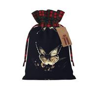 Alas de mariposa 1 bolsa con cordón, 4.7 x 6.9 pulgadas, para regalos, viajes y uso diario con etiquetas de regalo Kraft