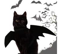 Alas de murciélago para Mascotas, Disfraz Ligero de Halloween, Correa Ajustable, Accesorio de Vestido de Cosplay para Mascotas, Traje de Cachorro pequeño con cómodo diseño de Tela Suave, para