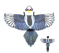 Alas de pájaro para niños, Halloween, águila, alas de pájaro, máscaras, Halloween, cosplay, disfraz de búho, accesorio de