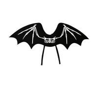 Alas de vampiro - Disfraz de murciélago no tejido para Halloween, accesorio de con patrón de esqueleto, alas decorativas ligeras para carnavales, máscaras, teatro, escenario, cosplayers