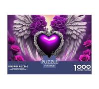 Alas del Ángel Puzzle De 1000 Piezas Puzzle Arte Rompecabezas De Piso Y Juego Familiar Adultos Y Niños A Partir De 12 Año 38x26cm/1000pcs