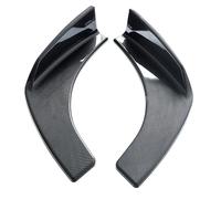 Alas Faldón Lateral 2 Uds Parachoques Delantero del Coche Winglet Labio Falda Lateral Divisor Canard Difusor Protector Antiarañazos para Ford para Mustang(Fibra de Carbon)