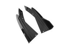 Alas Faldón Lateral Alerón para Parachoques Trasero De Coche, Protector De Esquina, Difusor Divisor, Extensión De Faldón Lateral Universal para Arañazos(Negro)