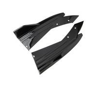 Alas Faldón Lateral Divisores De Falda Lateral De Coche, Alerón, Labios, Embellecedor ala, Separador Parachoques Labio Parachoques Trasero, Winglets Universales(Negro)