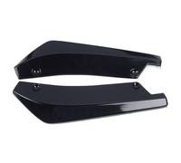 Alas Faldón Lateral Extensión de Falda Lateral Tira de Parachoques Delantero y Trasero Universal, difusor de alerón, Divisor, Protector de arañazos, Winglets(Negro)