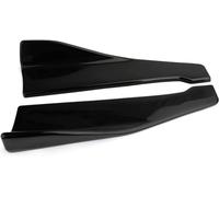 Alas Faldón Lateral Falda De Coche para Nissan para Sentra Alerón Trasero Falda Lateral Winglets Difusores Extensión Rocker Splitters 48cm(Negro)