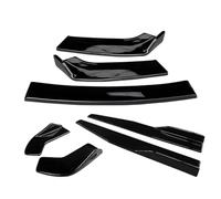 Alas Faldón Lateral Kits Carrocería Divisores Parachoques Delantero Alerón Faldones Laterales Extensiones Ángulo Envoltura Trasera para para X2 F39 2018-2022(Gloss Black)