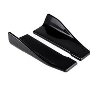 Alas Faldón Lateral para Mitsubishi para Lancer para EVO 10 Universal 35cm Extensión De Falda Lateral Divisor Trasero Winglet Delantales 2008-2014 2015(Negro)