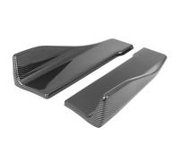 Alas Faldón Lateral para Mitsubishi para Lancer para EVO 10 Universal 35cm Extensión De Falda Lateral Divisor Trasero Winglet Delantales 2008-2014 2015(Fibra de Carbon)