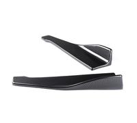 Alas Faldón Lateral para Nissan Todos los Modelos Universal 48cm Parachoques Trasero Divisor Delantal Canards alerón Falda Lateral extensión basculante(Aspecto de Fibra de Carbono.)