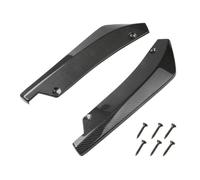 Alas Faldón Lateral Tira De Parachoques Delantero Y Trasero Protector Divisor De Alerón, Winglets De Fibra De Carbono, Extensión De Falda Lateral Universal(Aspecto de Fibra de Carbono.)