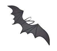 Alas Murciélago Negras Accesorios Corporales Góticos Para Halloween Con