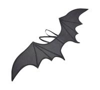 Alas Murciélago Negras Accesorios De Disfraz Para Halloween Con Tiras