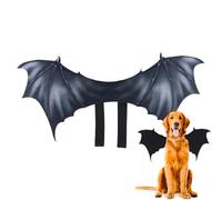 Alas para mascotas - Cute Cat Dog Halloween Bat Wings | Costumes ajustables para mascotas con bolas de calabaza para Halloween cachorro gatito cosplay Props for Peț Dress Up Puppy Festival Party Club