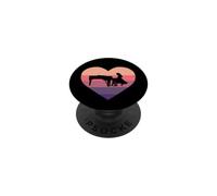 Alas Pianista Pianista clásica con corazón PopSockets PopGrip Adhesivo