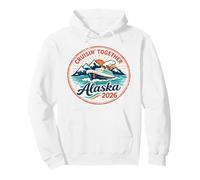 Alaska 2026 Nautical Voyage Cruising Together Diseño Vintage Sudadera con Capucha