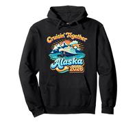 Alaska 2026 Vacaciones Familiares Cruising Together Gráfico Sudadera con Capucha