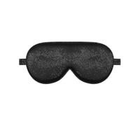 Alaska Bear Organic Mulberry Silk Sleep Mask Feather Light And Cloud Soft Eye Cover for Sleeping, Gender-neutral (black)