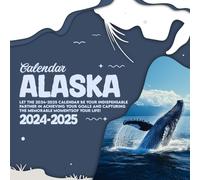 Alaska Cαʅҽɳԃαɾ 2024-2025: 16 Months of The Animal from Sep 2024 to Dec 2025,Square 8.5 x 8.5 Inches Gift For Organizing & Planning