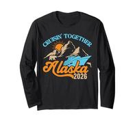 Alaska Cruise 2026 Matching Family Friends Group Vacation Manga Larga