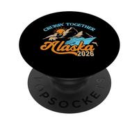 Alaska Cruise 2026 Matching Family Friends Group Vacation PopSockets PopGrip Adhesivo