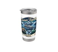 Alaska Cruise Matching Family Vacation Cruise Trip Gift Vaso térmico de acero inoxidable de doble pared