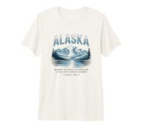 Alaska Donde el Silencio es Infinito y el Cielo se Acerca Camiseta Premium