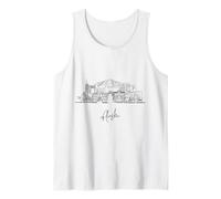 Alaska El Último Horizonte Frontera Viajes Recuerdos Paisaje Urbano Camiseta sin Mangas