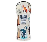 Alaska is Always A Good Idea - Funda para cabeza de golf con etiquetas de números para conductor para Maderas de Golf