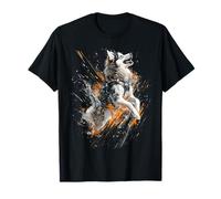 Alaska Malamute Dog Motif Pet Artwork Alaskan Malamute Camiseta