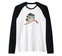 Alaska Navidad en la última Frontera Magia Camiseta Manga Raglan