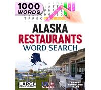 Alaska Restaurants Word Search: Large Print