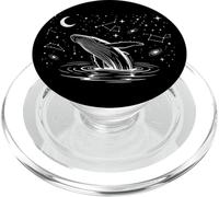 Alaska Retro Ocean Whale Scene Scenic Outdoor PopSockets PopGrip para MagSafe