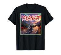 Alaska Road Trip Biker Camiseta