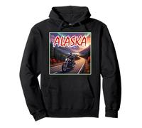 Alaska Road Trip Biker Sudadera con Capucha