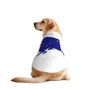 Alaska State Flag Map Print Dog Outfit Sleeves - Ropa divertida para mascotas, lavable a máquina, chaleco para perros medianos y grandes
