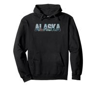 Alaska T-Shirt - Retro Vintage Travel Outdoors Mountain Sudadera con Capucha