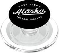 Alaska The Last Frontier Classic Vintage Retro EST 1959 PopSockets PopGrip para MagSafe