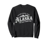 Alaska The Last Frontier Estd 1959 - Recuerdo de Viaje de montaña Sudadera