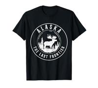 Alaska The Last Frontier - Recuerdo de Orgullo Vintage Camiseta