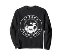 Alaska The Last Frontier - Recuerdo de Orgullo Vintage Sudadera